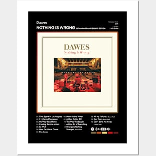 Dawes - Nothing Is Wrong Tracklist Album Posters and Art